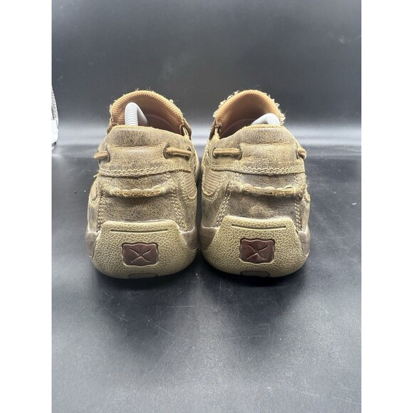 Twisted X MDMS002 Mens Original Slip-On Leather Driving Mocs Bomber Size US 10.5 - Picture 4 of 7